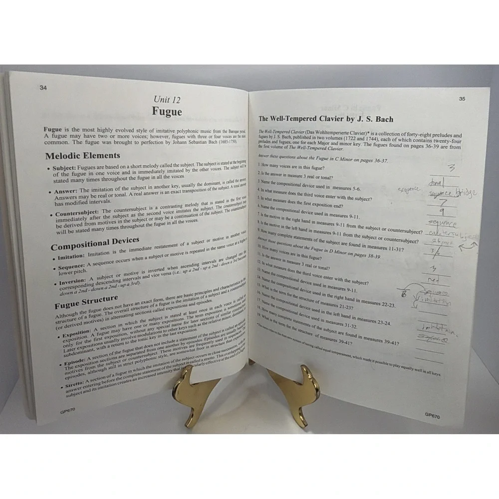 GP670 - Fundamentals of Piano Theory - Level 10 (Neil A. Kjos Piano Library)